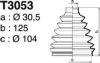 DEPA T3053 Bellow Set, drive shaft